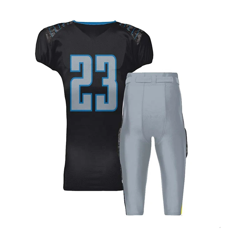 Trending Style Custom College Sublimation Tackle Twill football uniform set Custom Practice American Football Uniform for men