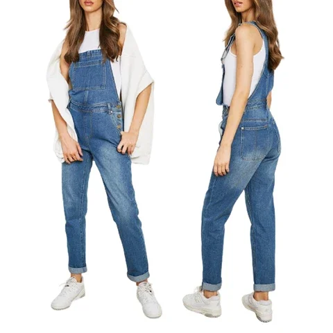 Customized Design Women clothing  Pants Casual Sexy Zipper cotton Side Pocket Pants Women Stylish Women Denim Cargo