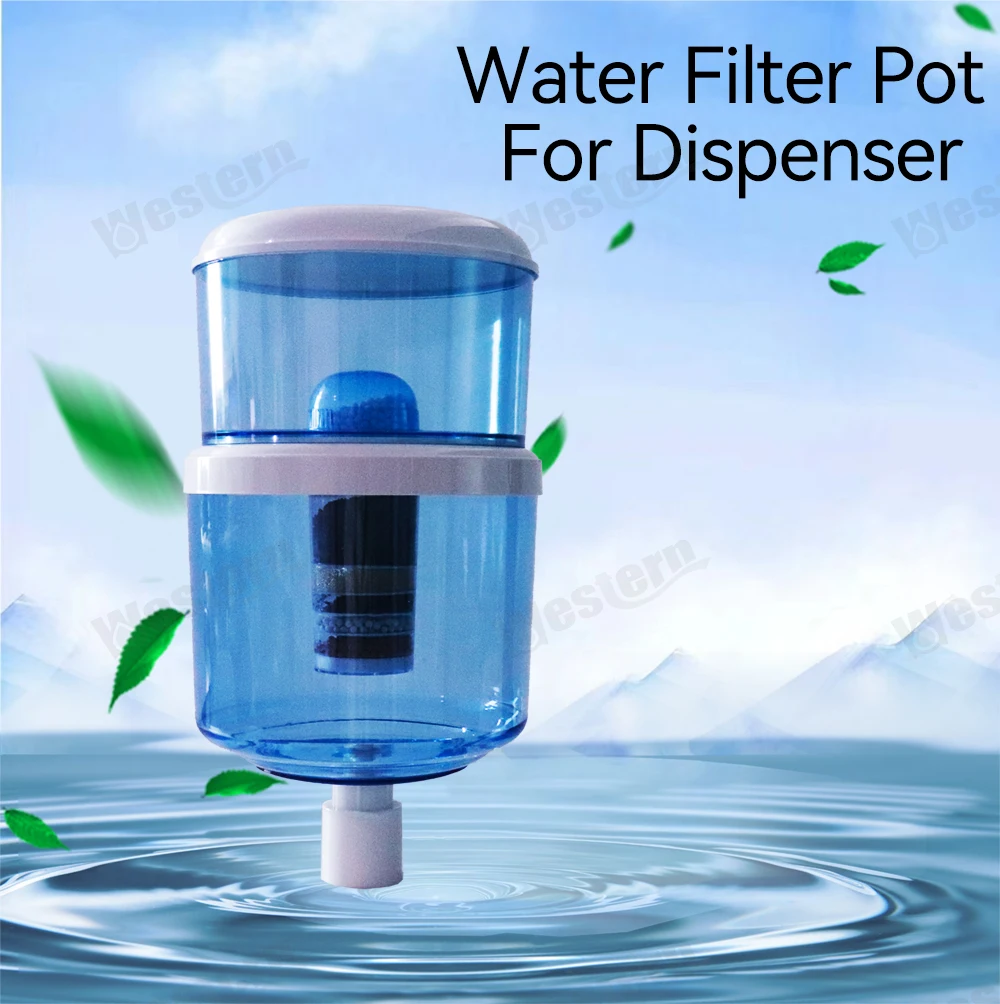 High quality 7 stages gravity water filter alkaline mineral water pots for water dispenser remove chlorine bacteria chemicals