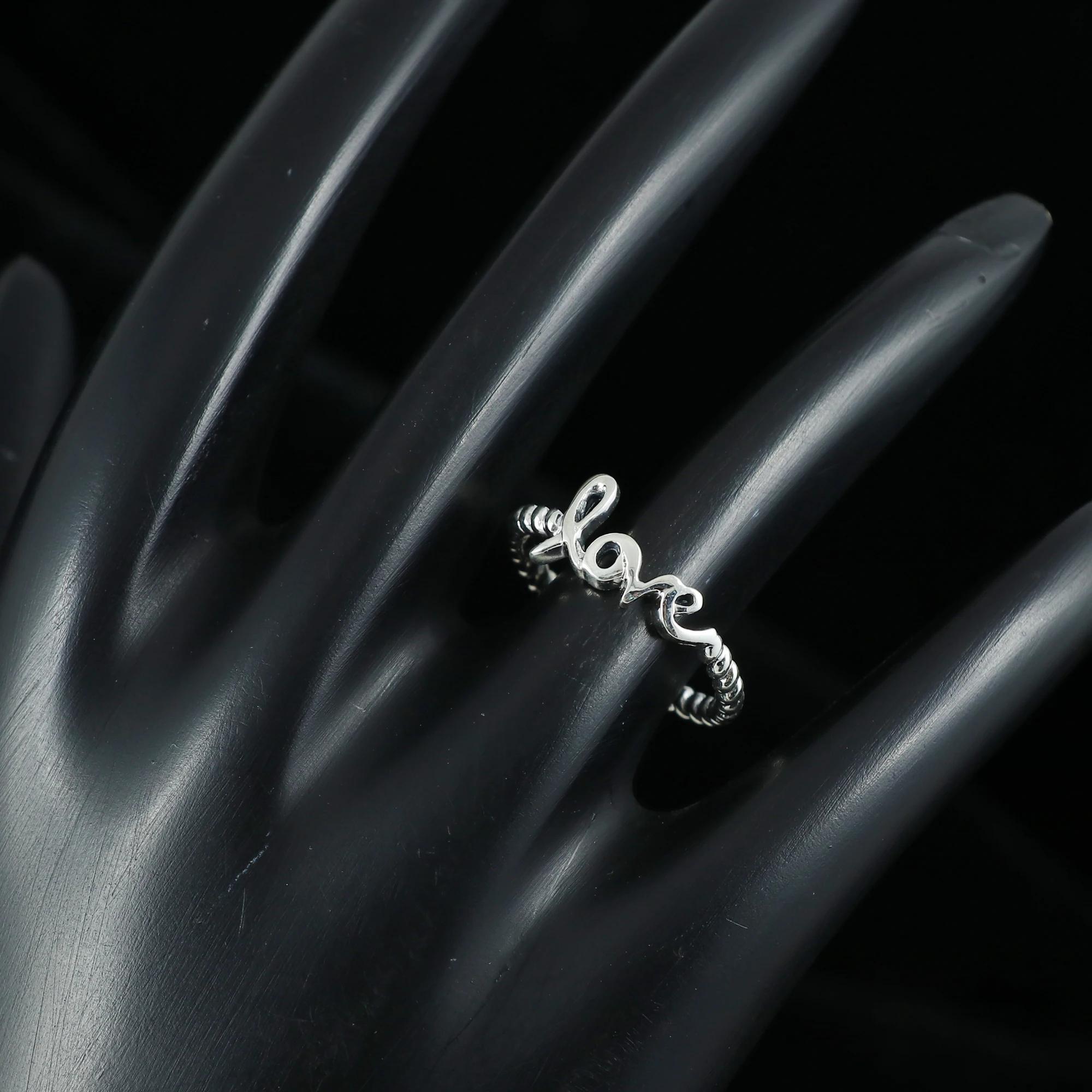 Love Band Sterling Silver Wedding Party Jewelry Wholesale Number Pattern Gemstone Rings with Garnet Diamond and Pearl