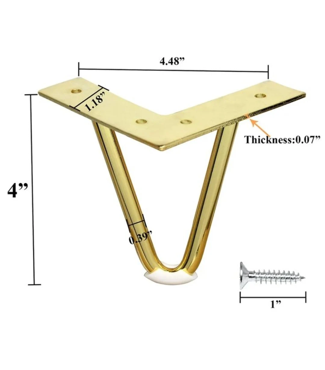 cast iron metal gold steel coffee dining sofa table bed furniture legs/Gold metal iron sofa legs matt black furniture legs for