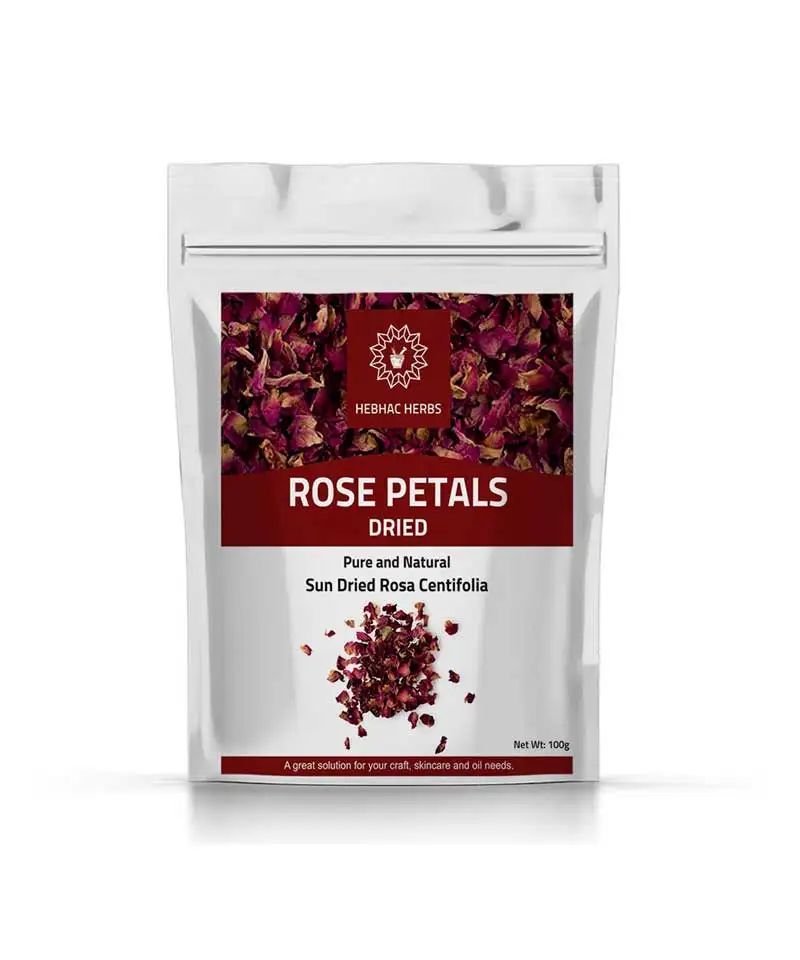 Dried Red Rose Petals Free from Chemicals Dried Flowers & Plants | Hebhac Herbs 100% Organic