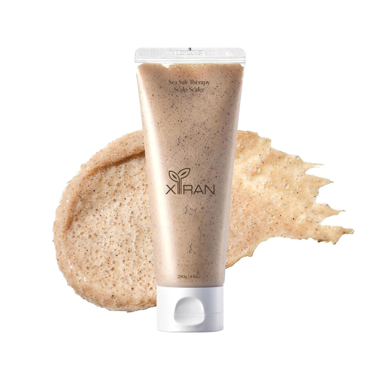 Private Label Custom Natural Hair Care 2-in-1 Shampoo and Scalp Scrub with Sea Salt and Sea Water Scalp Scrub Shampoo