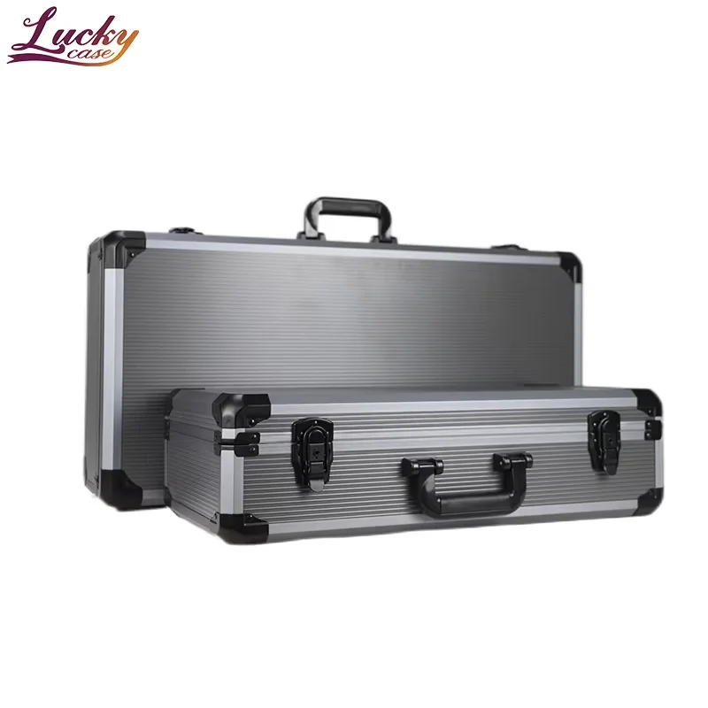 Factory Price Aluminum Box Customized High Quality Tool Storage Aluminum Suitcase Portable K angle Aluminum Tool Case
