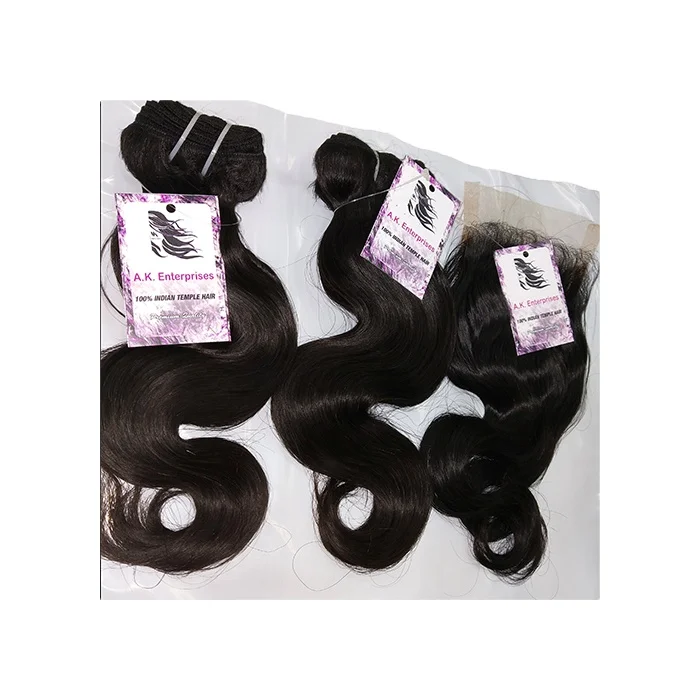 Hair Extension Clip Ins Top Quality Genius Weft Natural Hair Seamless Hair Extensions At Wholesale Price from India