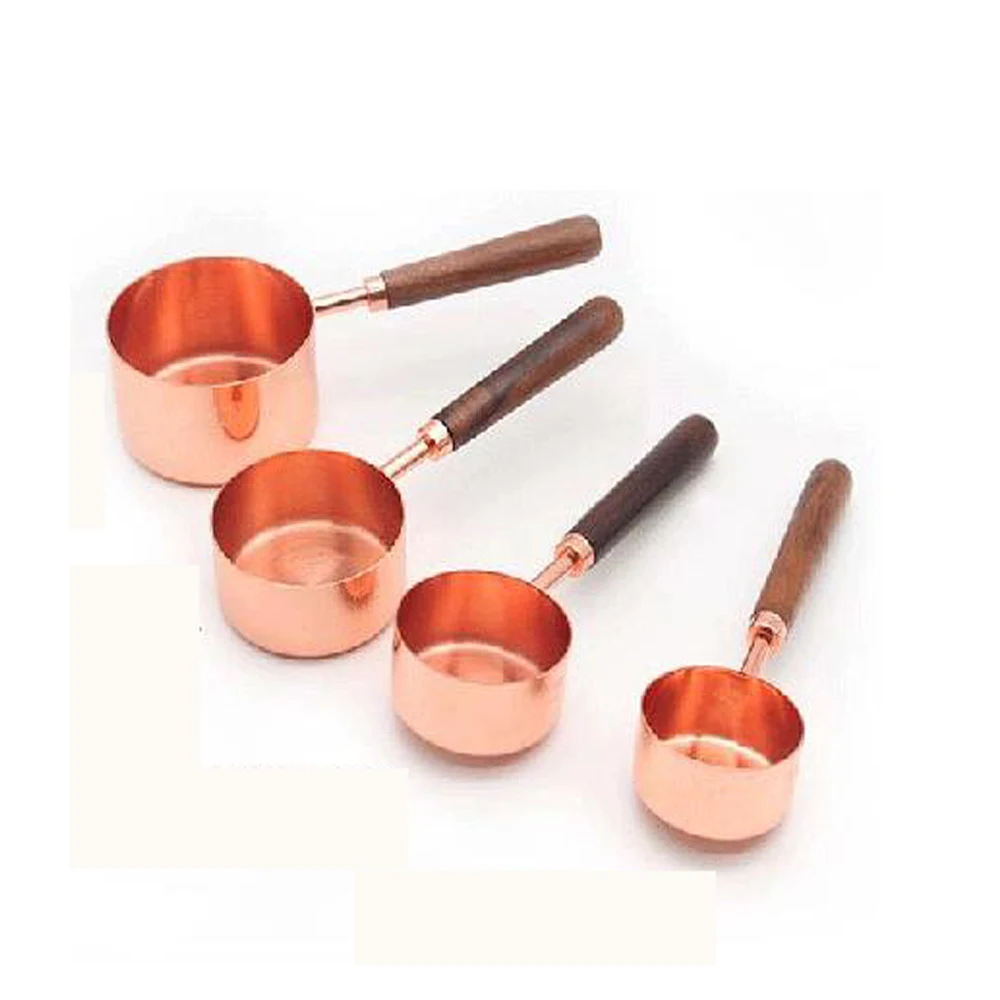 long handled measuring spoons Stainless Steel Unique Design Silver Measuring Cup Serving Powder Scoop