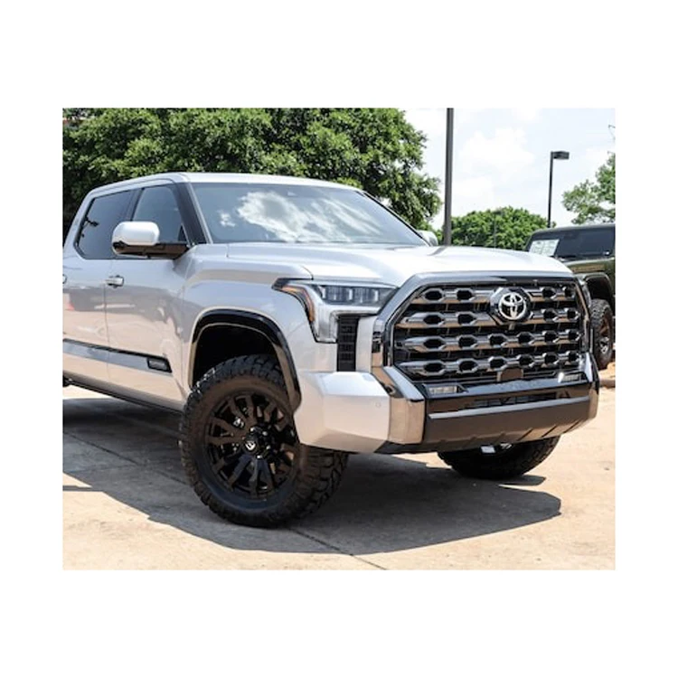 2021 Custom American Truck Top Selling Chrome Color Iron And Plastic 4X4 Rear Bumper For TOYOTAAA Tundra 2014-2020