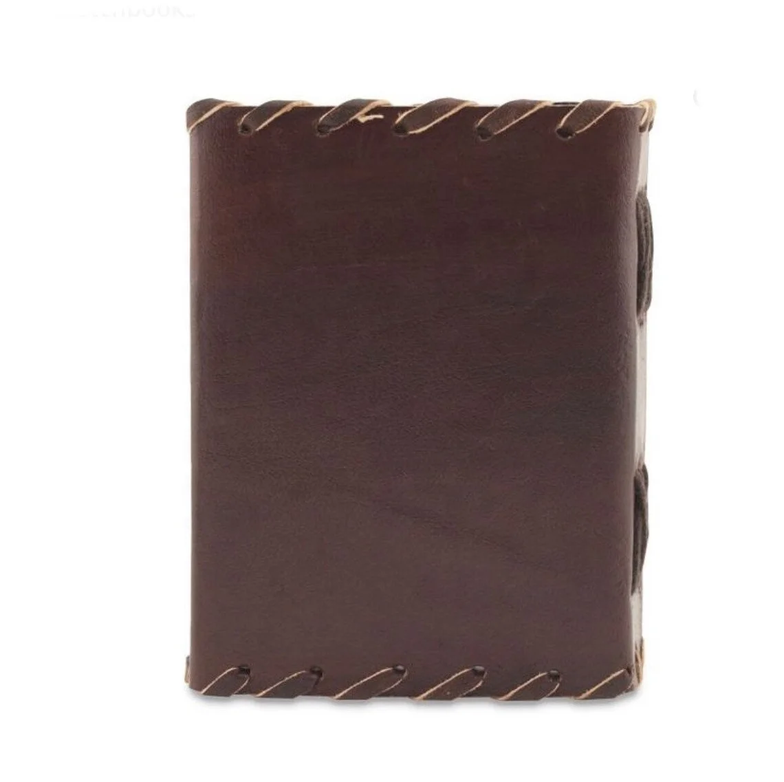 Handmade Vintage Leather Journal 100-Page Hardcover Sketchbook Lapis Stone Latch 100 Sheets Handmade Cotton Paper Travel