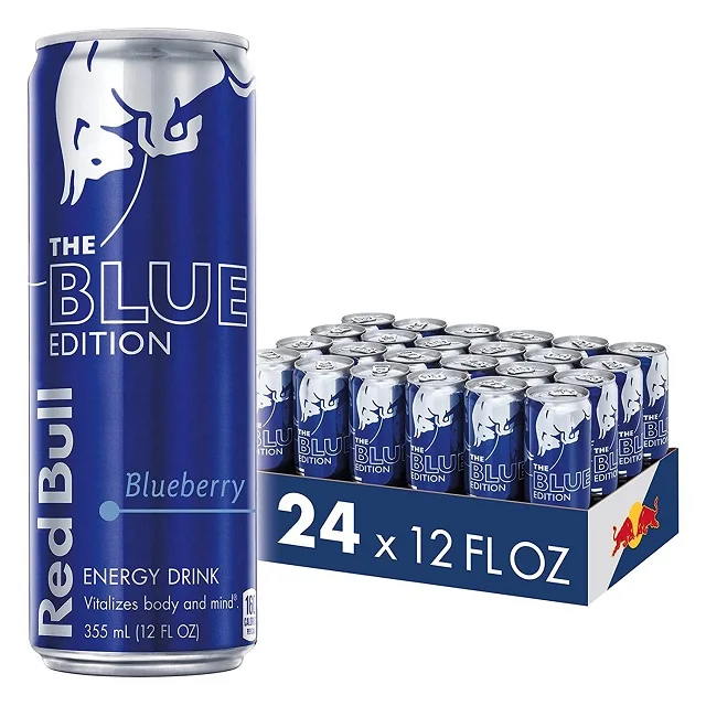 Redbull energy drink blue edition blueberry flavor for sale