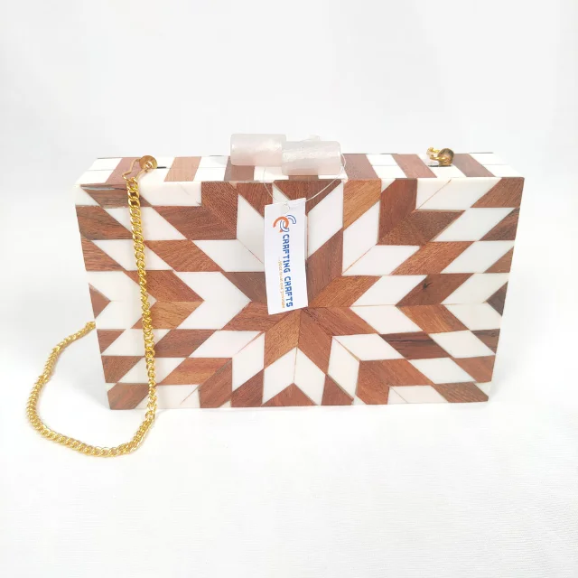 Handcrafted Wood & Resin Clutch a Luxurious Perfect Gift from Crafting Crafts where Nature Meets Luxury