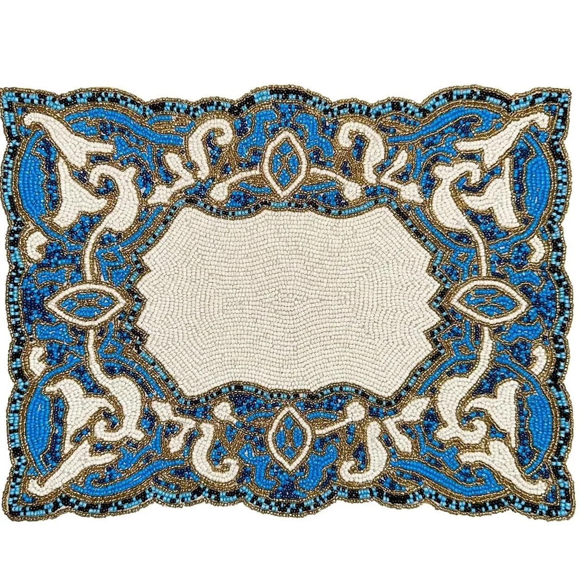 Luxury Kitchen Table Mat Beaded Placemat for Dining Table Use Restaurant Hotel Home Cheapest Price