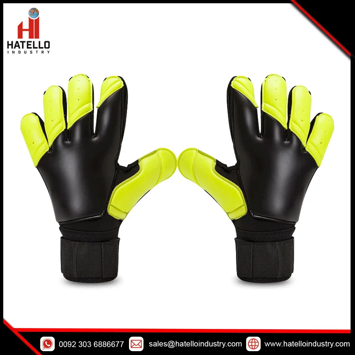 New latex goalie gloves with finger protection Removable finger Thickened soccer goalkeeper gloves adult size 8 9 10