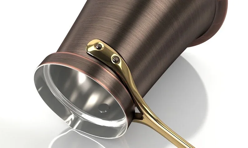 Top quality Bronze Turkish warm milk pot copper tea and coffee pot with brass handle