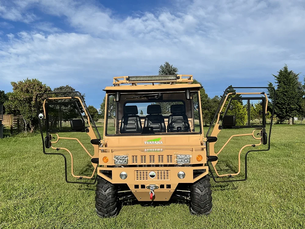 Powerful Side By Side EV Four-Wheel Electric ATV 4x4 Drive with Dual Rear Coil Spring Suspension