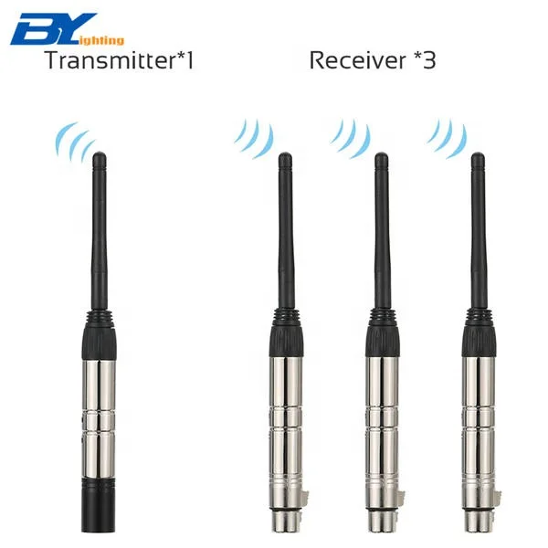 High Quality DMX512 2.4G Wireless XLR DJ Disco Stage Light Transmitter Receiver