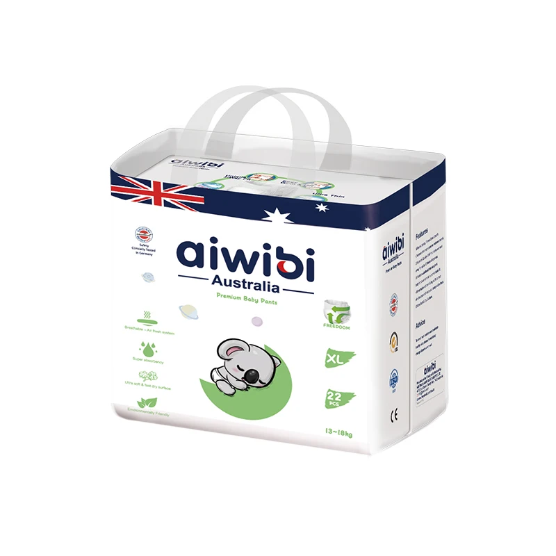 Aiwibi Fluff Pulp ultra thin Baby Diapers/Nappies Wholesale Baby Shorts Pants Underwear