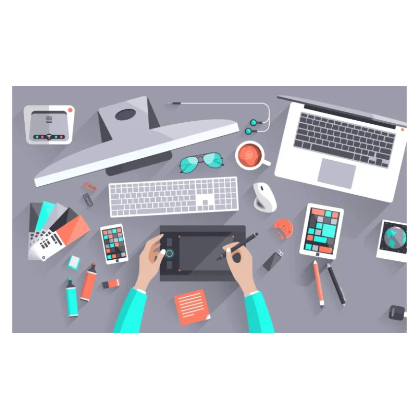 Векторная дизайнерская компания, которая предоставляет высококачественное творческое и эффективное графическое проектирование по доступным ценам для бизнеса