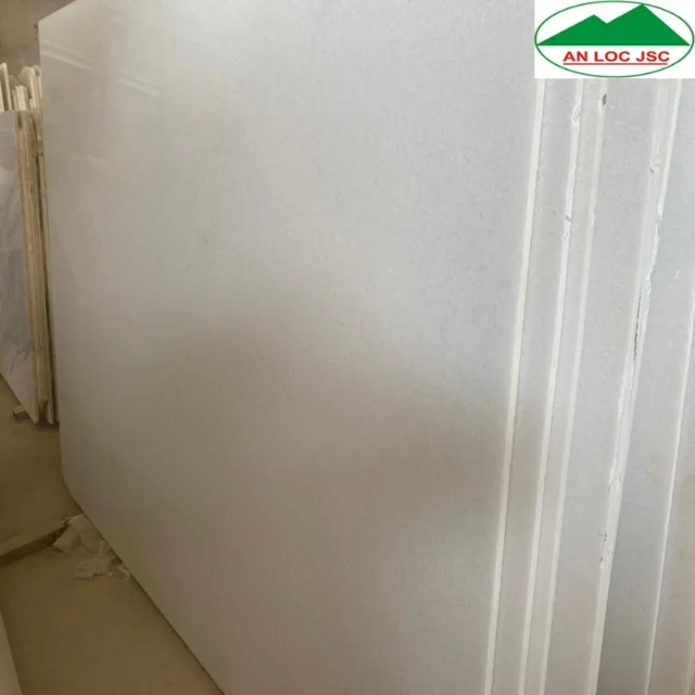 Premium grade of white dolomite marble stone slab for countertops