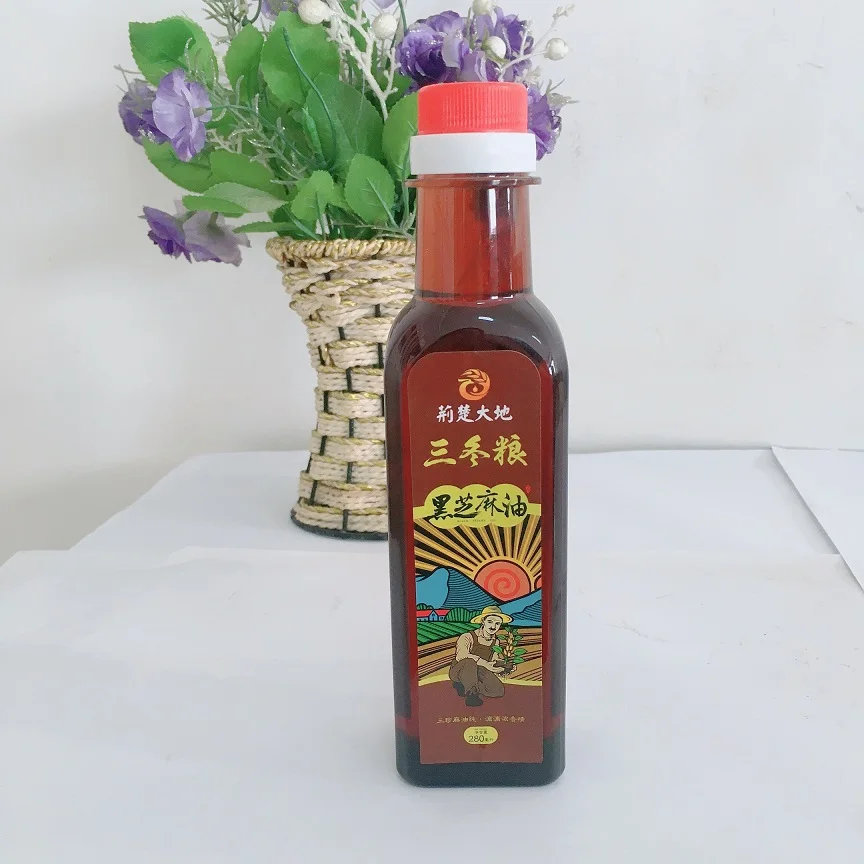 100% Pure Sesame Oil Finishing Oil Drizzle Overcooked Dishes (630ml x 12 bottles) Bulk Sesame Oil Sale For Supermarket