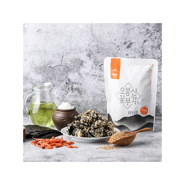 (manna food)-Ohbongsan Flower Bugak (shrimp) enjoy healthy snack for children the gruel added ground dried shrimps KOTRA