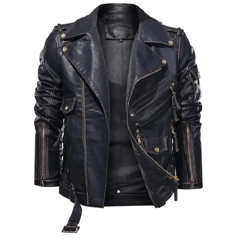 2024 New Latest Style Winter Season Warm Leather Jackets Custom Made Wholesale Price Genuine Leather Made Jackets For Men