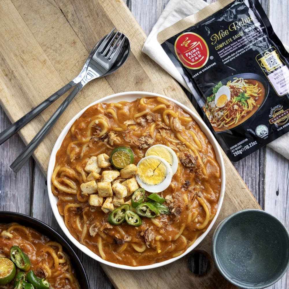 Высокое качество, 290 г/пакет, халяльная сертифицированная прима-вкус, полный соус Ми Ребус, с курицей, срок годности 18 месяцев