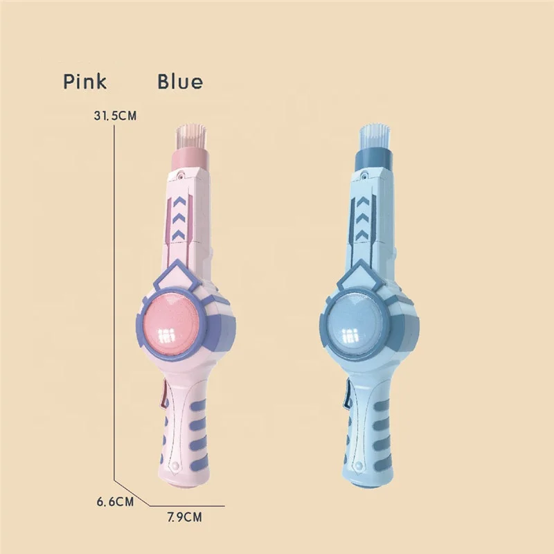 YIWU AULLAN Kids Novelty Summer Bubble Toys Water Gun Bubble Machine Gun Soap Smoke Bubble Machine