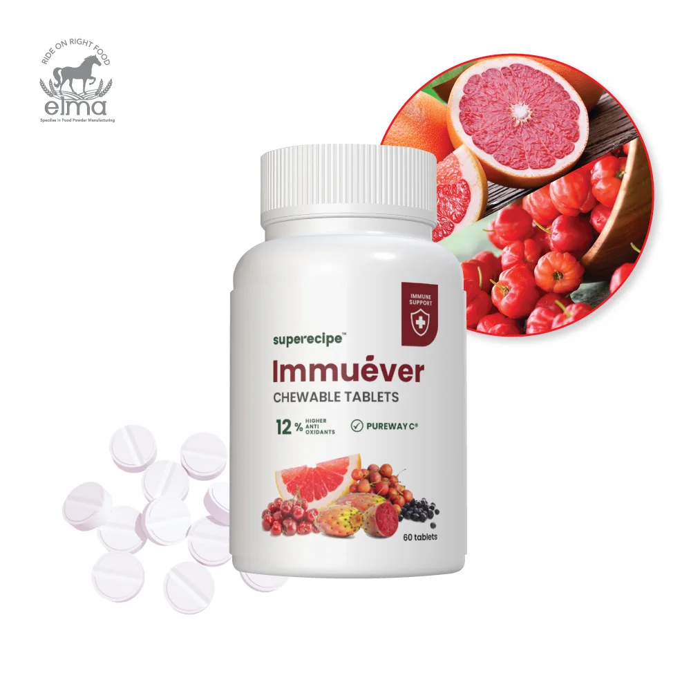 Immunity Vitamin C Nutrition Chewable Tablet Grapefruit Extract Acerola Cherry Health Food For Immunity Boost Health Supplement