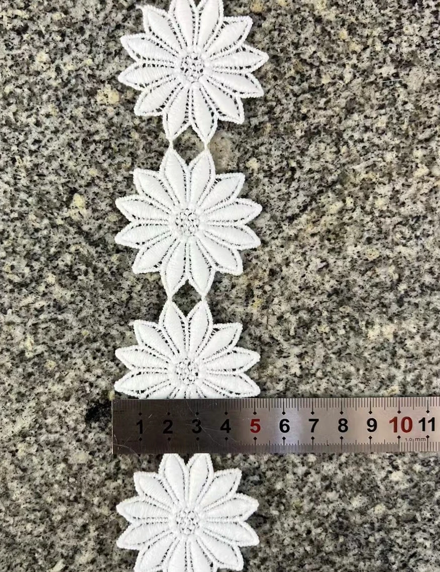 Butterfly Sustainable Embroidery Lace for Sofa Dinner Table Use Embroidered Lace