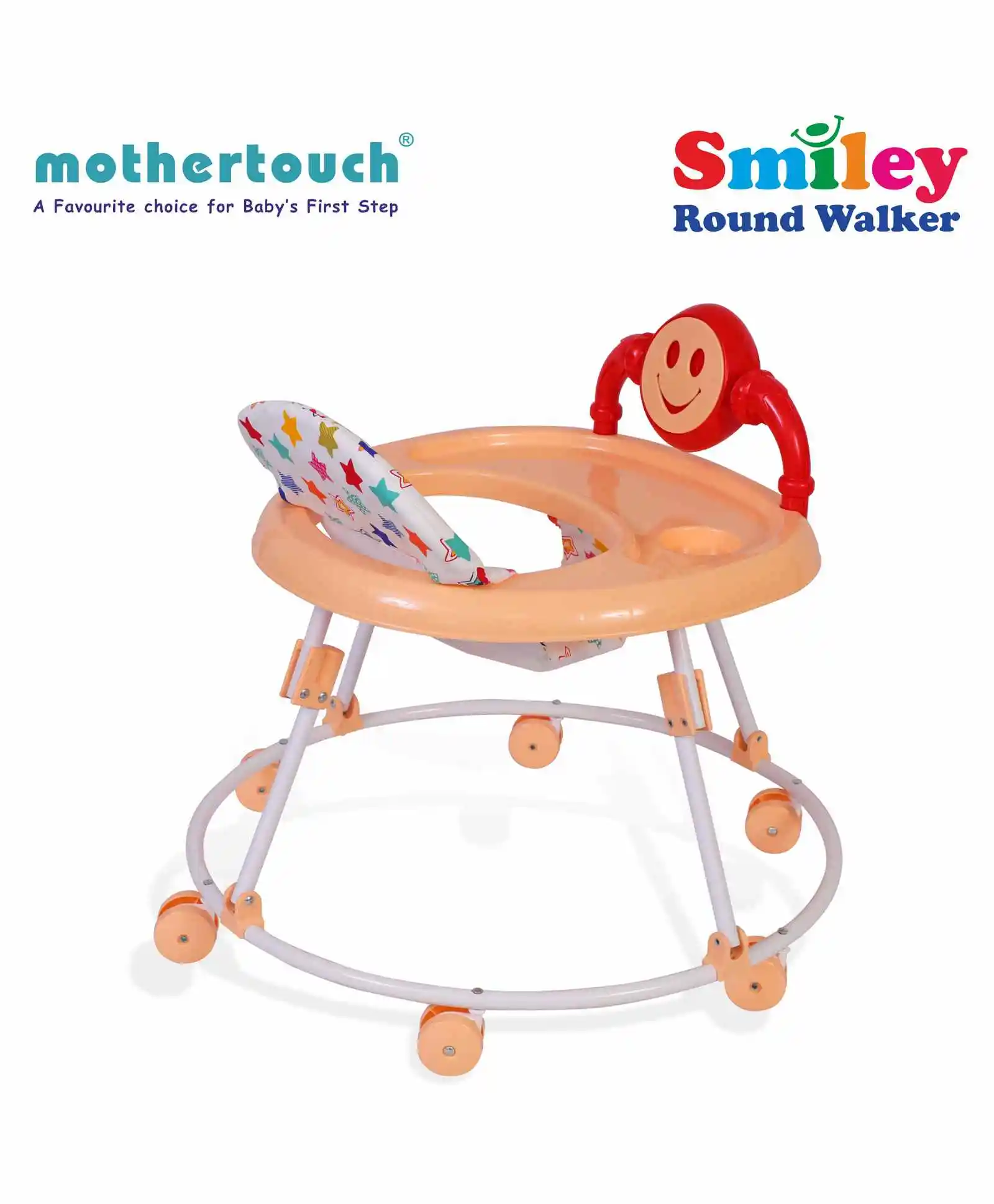 Best Quality Premium Fabric Washable Removable Kids Activity Walker With Many Color And Smiley Face Toy For Kids Entertainment