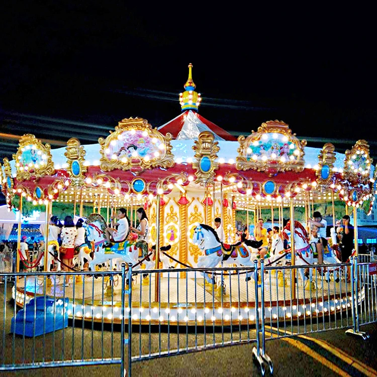 Amusement Park rides Children Merry Go Round Carousel horse for sale