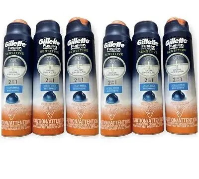 Гель для бритья Gillette ProGlide чувствительный Океанский Бриз 12 унций двойная упаковка