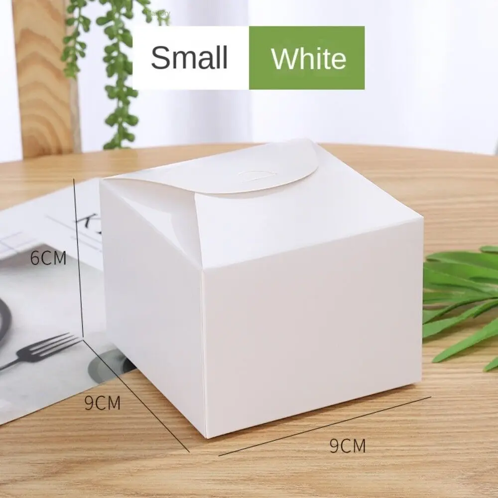 TRIHO TRb-1166 Kraft Paper Gift Package Square Packaging Tags for Candies and Crafts Matte Finish Embossed Cardboard Material