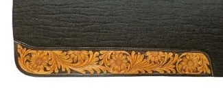 Portable Genuine Grade 100% Wool Western Saddle Pad with Solid Colored For Horse Racing Uses by Indian Manufacturer