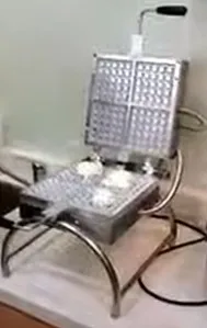 Square non-stick Commercial rotary waffle machine