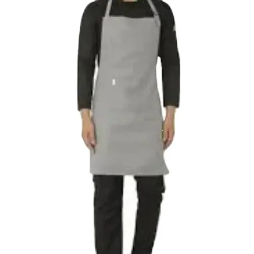 Stylish Custom Kitchen Cotton Apron Good Quality Printed Organic Chef Apron Washable for Cleaning