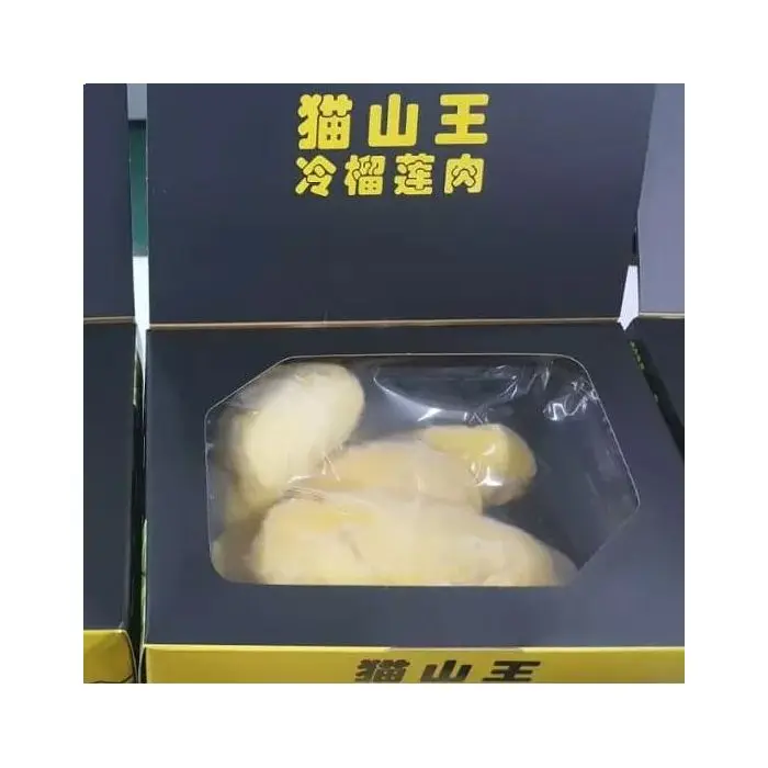 Hot Selling Malaysia Frozen D197 Durian Pulp Fresh Musang King Weight 0.4kg Fast Selling Taste Sweet and Creamy