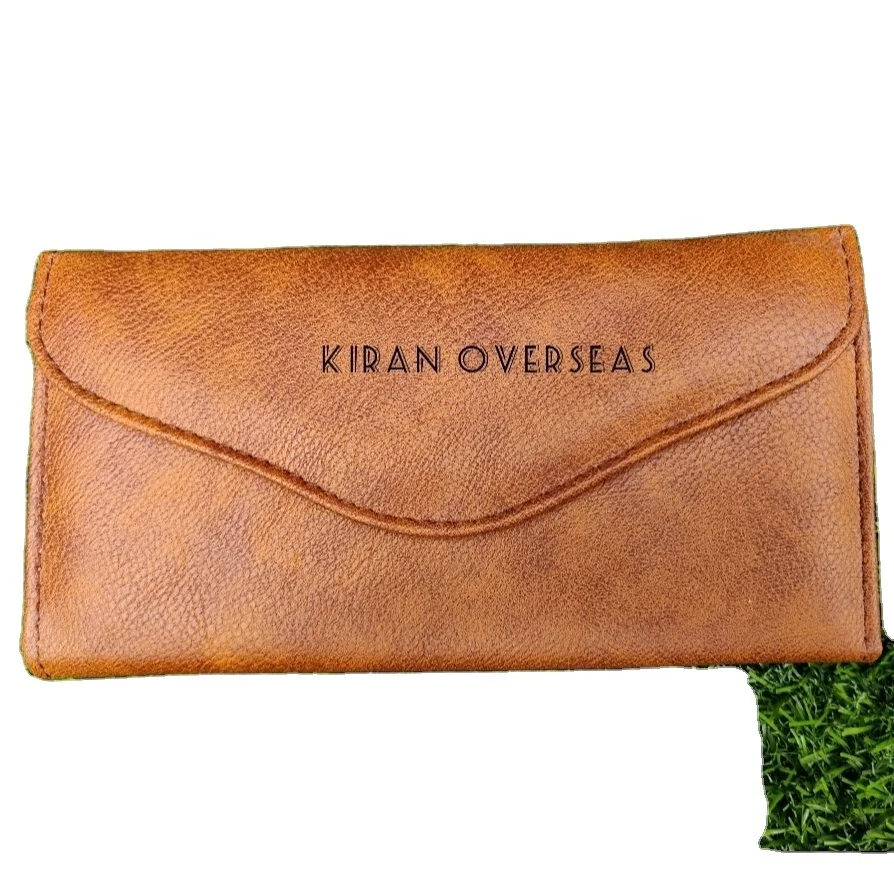 Handmade High Quality Designer Clutches Women Custom Length Cowhide Belt Ready Ship PU Leather Cell Phone Wallet Western Style