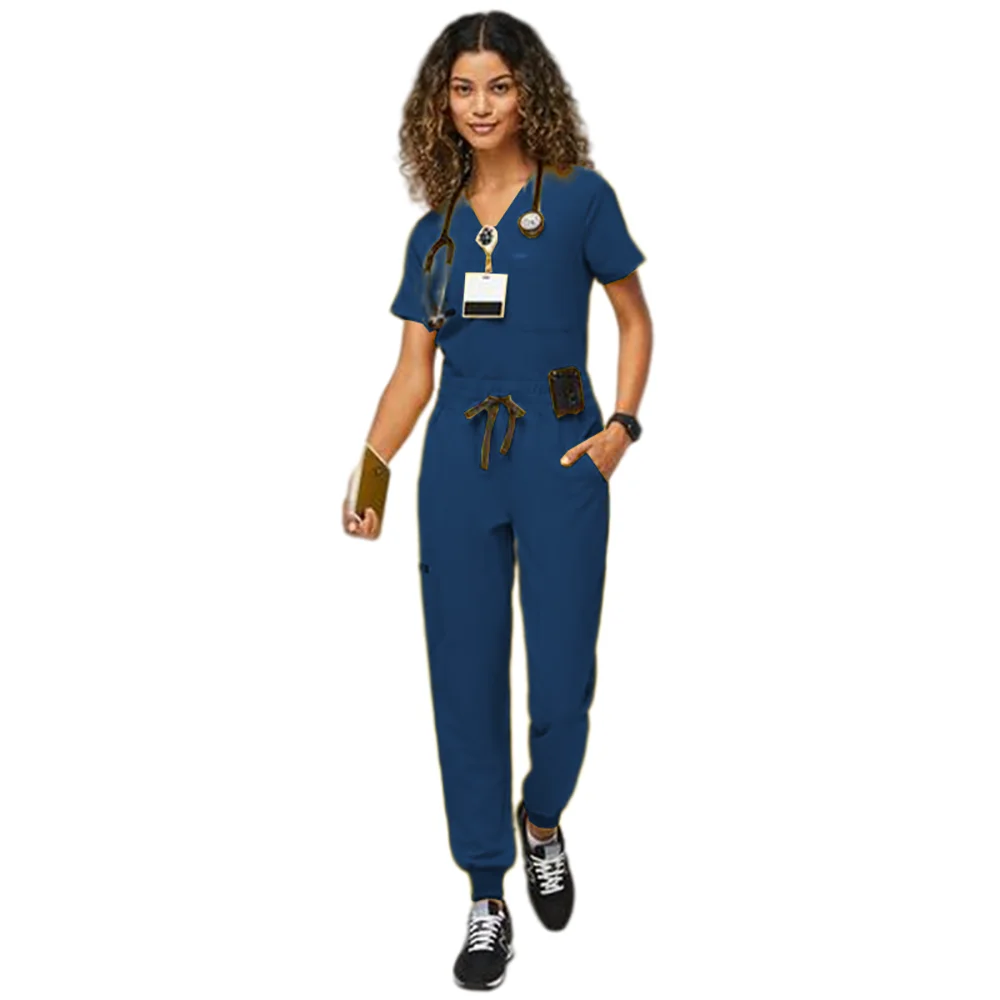 Custom wholesale Long Sleeves Suit Women And nursing Medical Scrubs uniforme set Nurse Hospital Uniforms