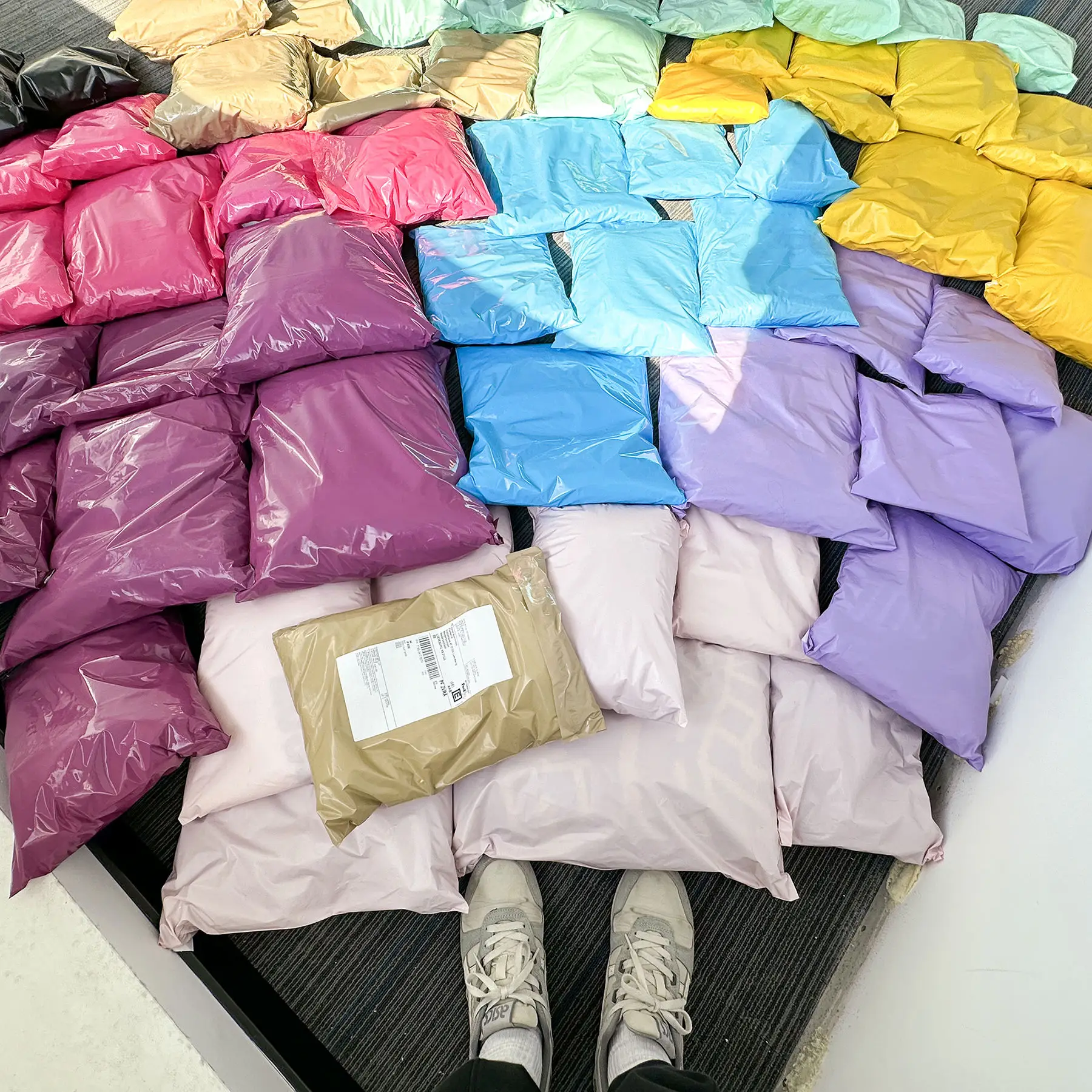 Custom Logo Biodegradable Compostable Postage Plastic Envelopes Shipping Courier Poly Mailer Mailing Bags for Parcel Delivery