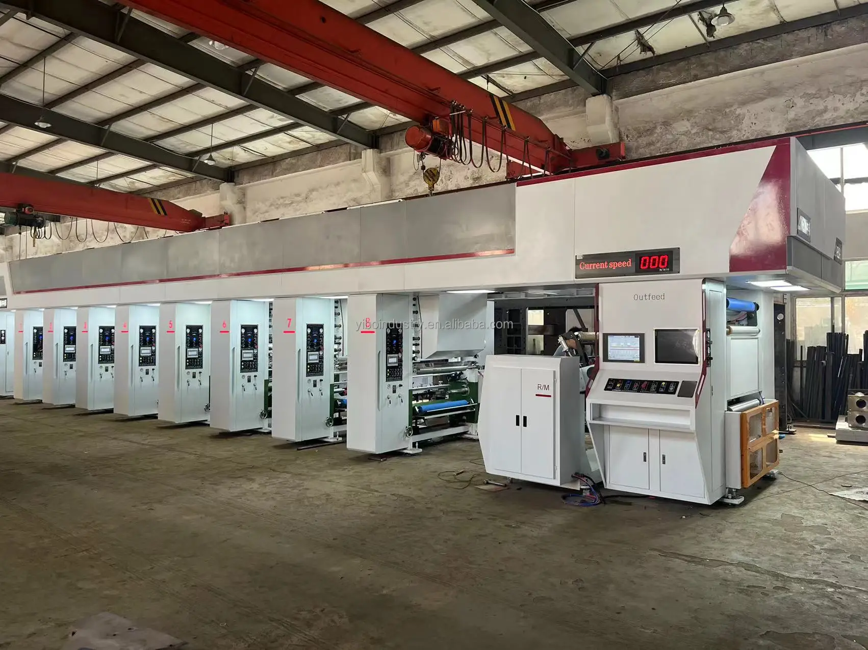 Opp plastic film rolls/Ice cream label/food bag Gravure Printing Machine/Rotogravure Press/Roto Printer