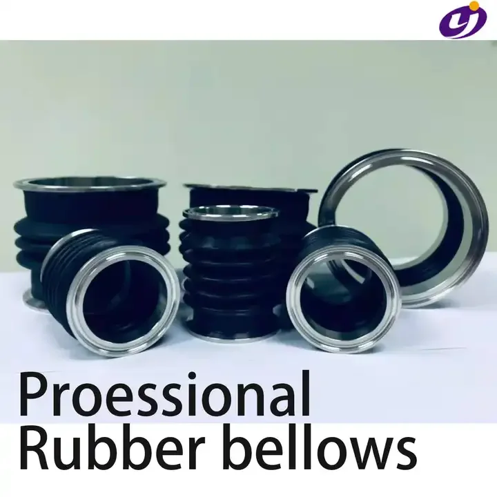 Customized Rubber Bellows Dust Cover with Flange