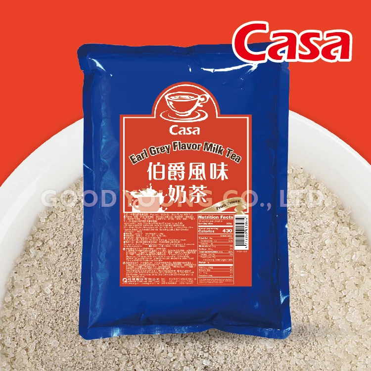 HALAL Certification Earl Grey Flavor Instant Milk Tea Powder Boba Bubble Milk Tea Powder