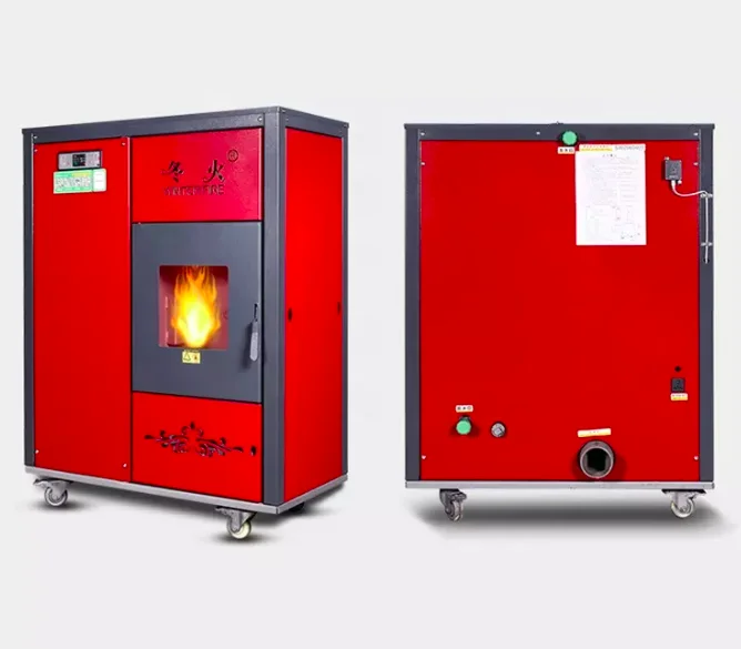 Pellet Biomass Home Heater Pellet Water Fireplace Remote Ignition and Temperature Control Pellet Stoves Wood Hot-selling 28kw