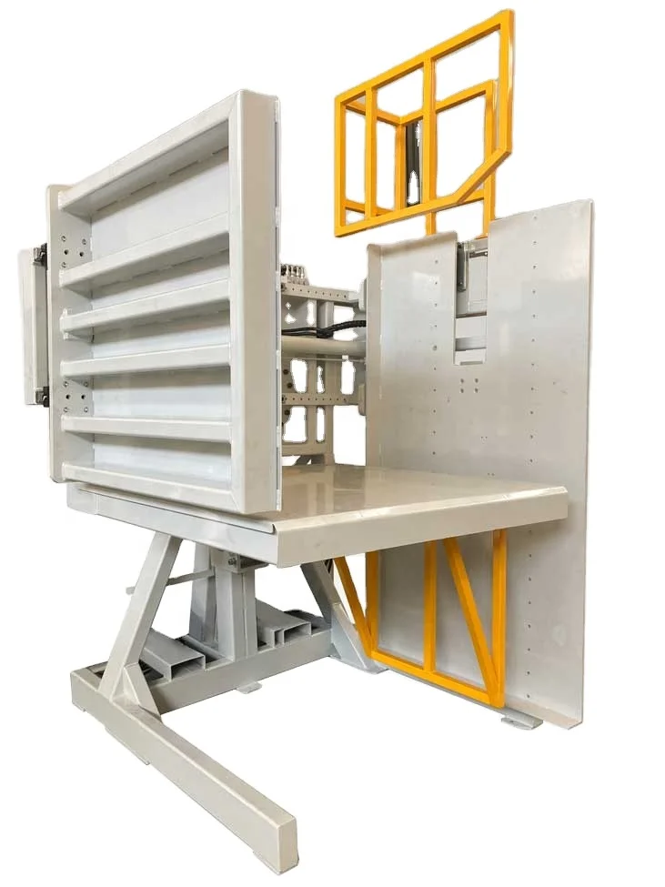 New product logistics robots Best patented Pallet Inverter, Pallet flipper for food and beverages shops and factories