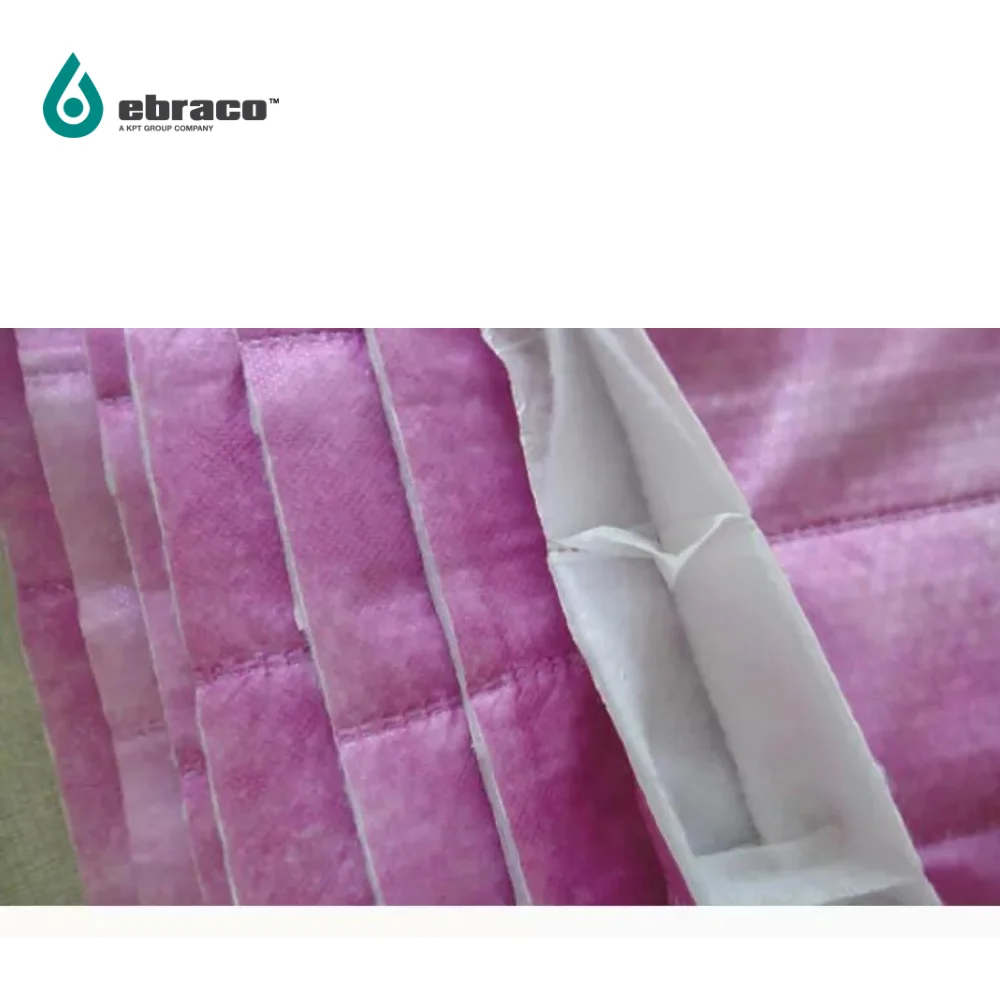 Fully Customized Medium PURA PAK Bag Filter F7 80<Em<90 592x592x530m 6 POCKET (24x24x21inch) for HVAC, AHU, Cleanroom