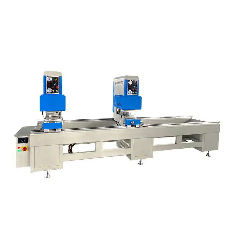 Double Head Seamless Welding Machine for Max Height 140mm Colorful Pvc Profile Making