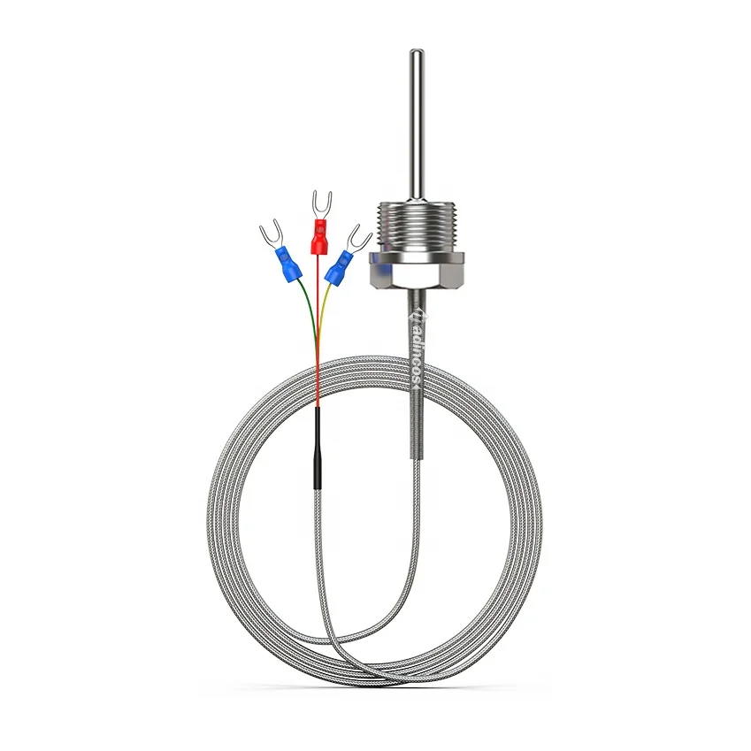 MTS100: Class A High Quality PVC,Fiberglass, PTFE T J K Thermocouple PT100 Temperature Sensor for Refrigerator Boiler, Furnace