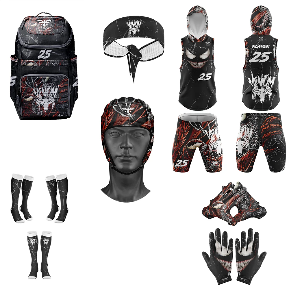 7 on 7 games high quality customized 7v7 football sublimated uniform compression uniform uniform sublimation customized 2022