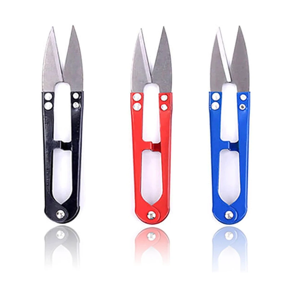 Sewing Scissors Clippers Multipurpose Quick-clip Yarn Thread Cutter Portable Embroidery Thrum Fishing Thread Cutter Mini Snips
